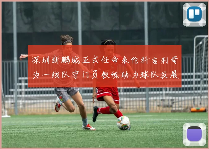 深圳新鹏城正式任命米伦科吉利奇为一线队守门员教练助力球队发展